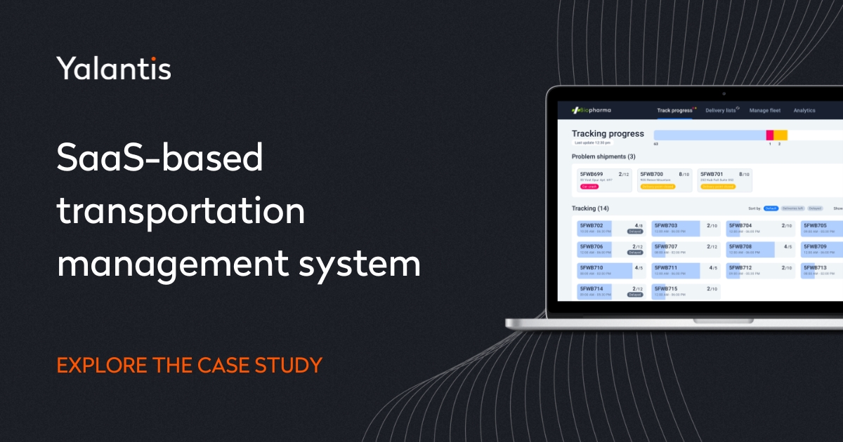 A SaaS transportation management system