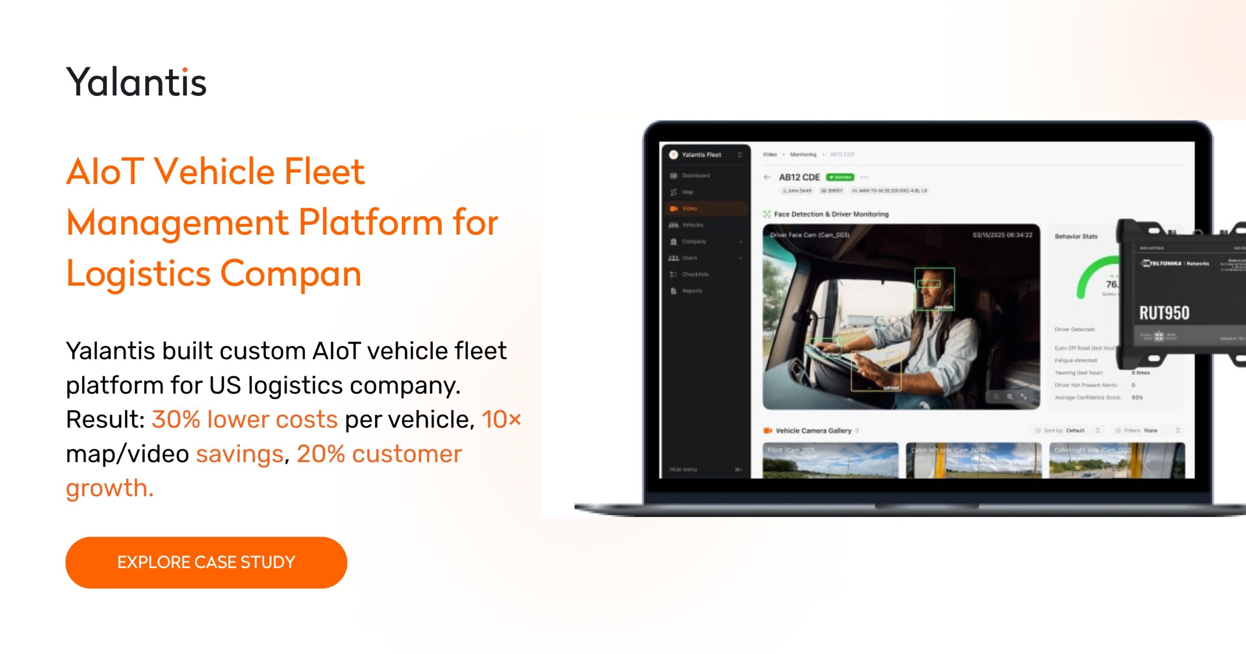 Custom Fleet Management Platform for Logistics: AI Tracking, -30% Costs
