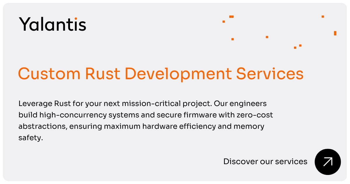 Rust Development Services | ISO-Certified Full-Cycle Partner