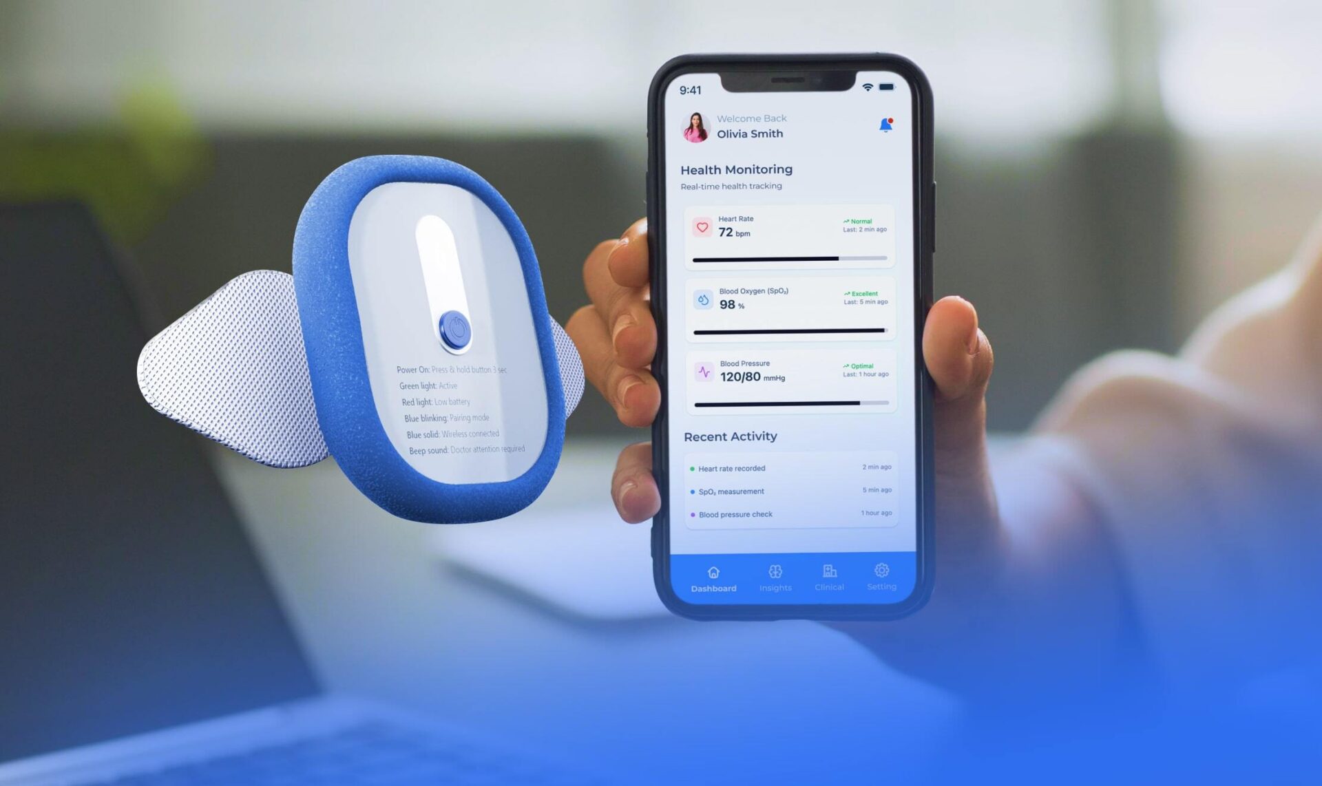 AI-powered Mobile App and Medical Device integration