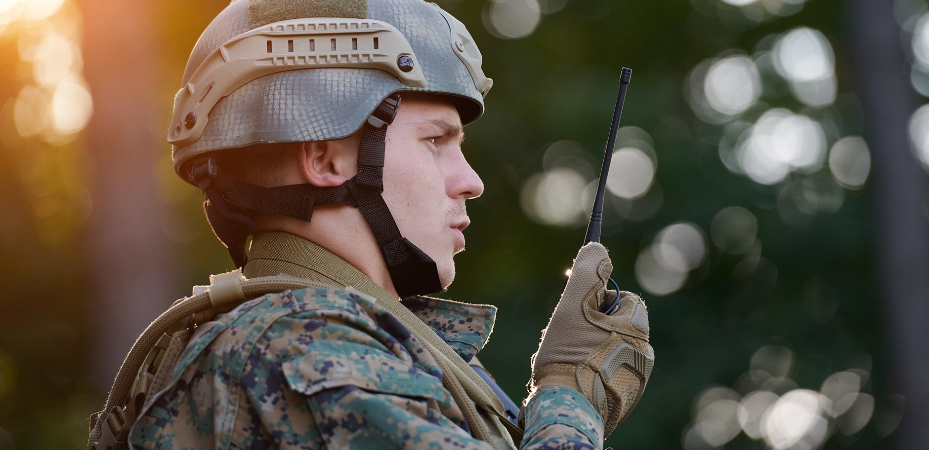 Secure military communication infrastructure