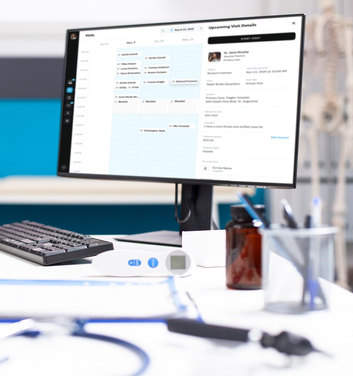 The platform integration with some of the top EHR systems