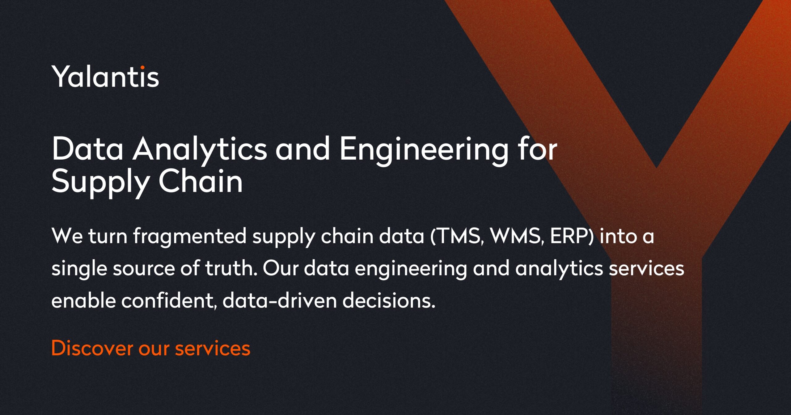 Data Analytics and Engineering for Supply Chain