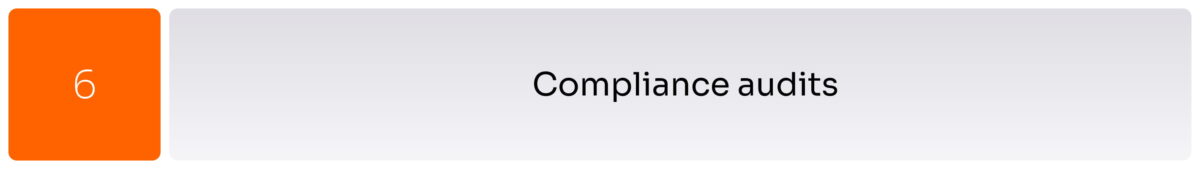 Compliance audits