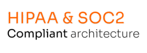 HIPAA&SOC2 compliant architecture