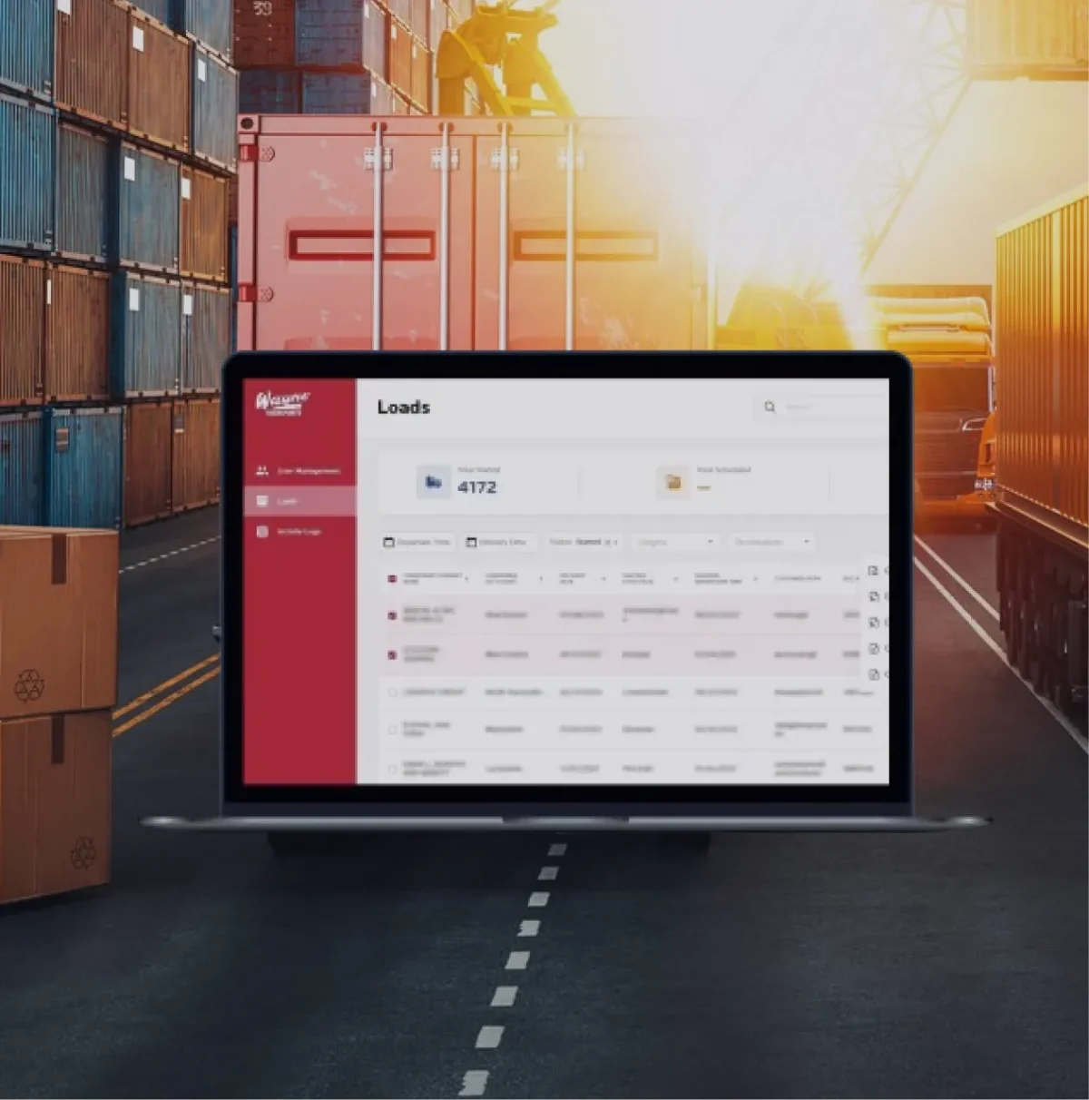 Logistics customer portal for Wayne