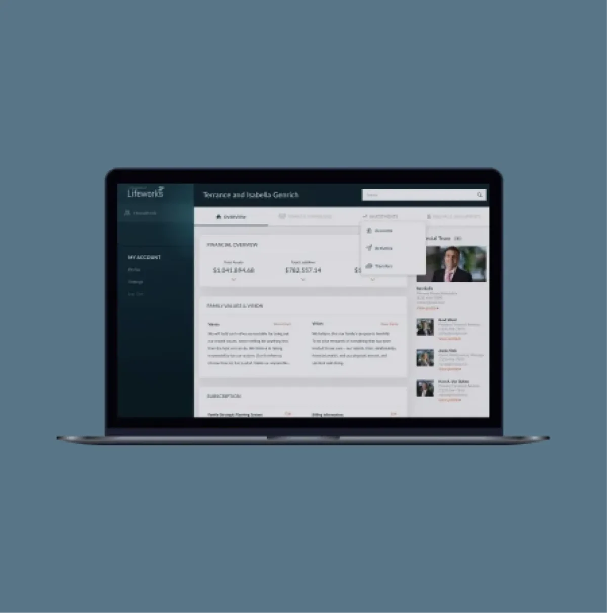 Wealth management platform