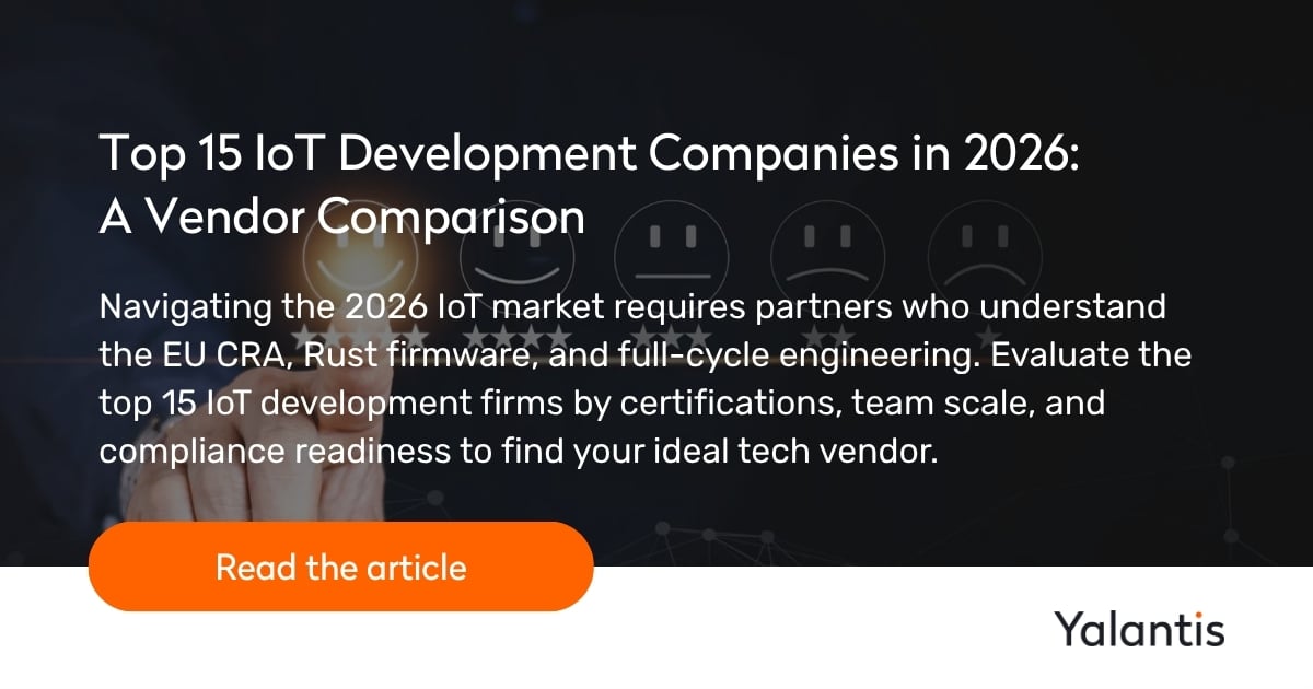 Top IoT Development Companies in 2026 | Yalantis