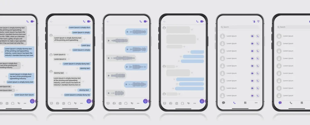 An animation for iOS messaging apps
