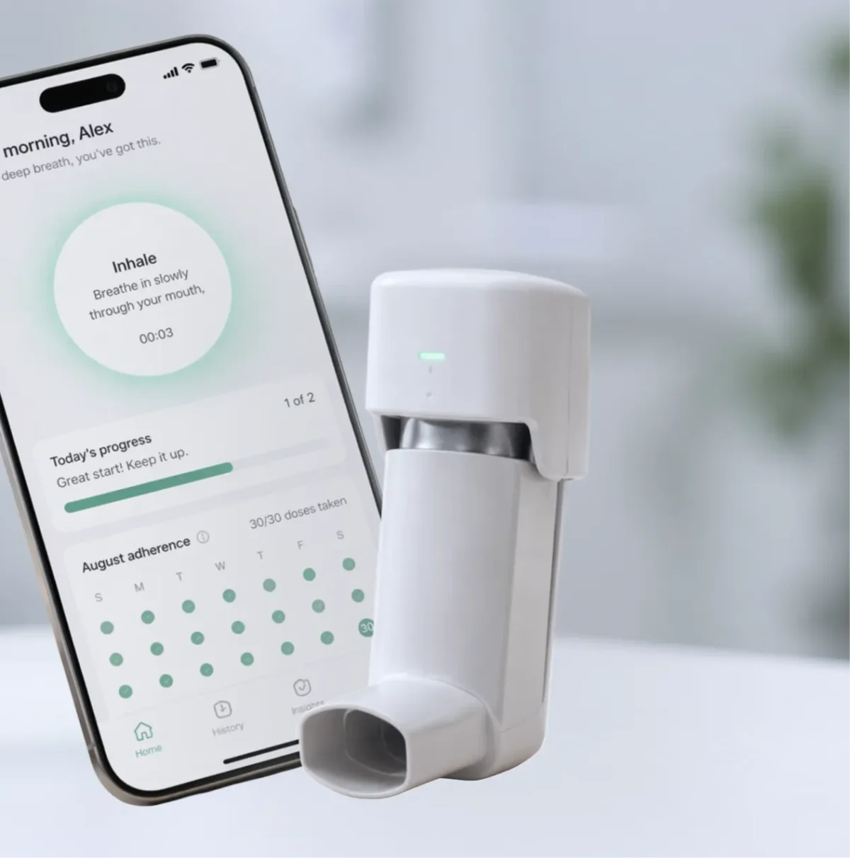 Intelligenter Inhalator