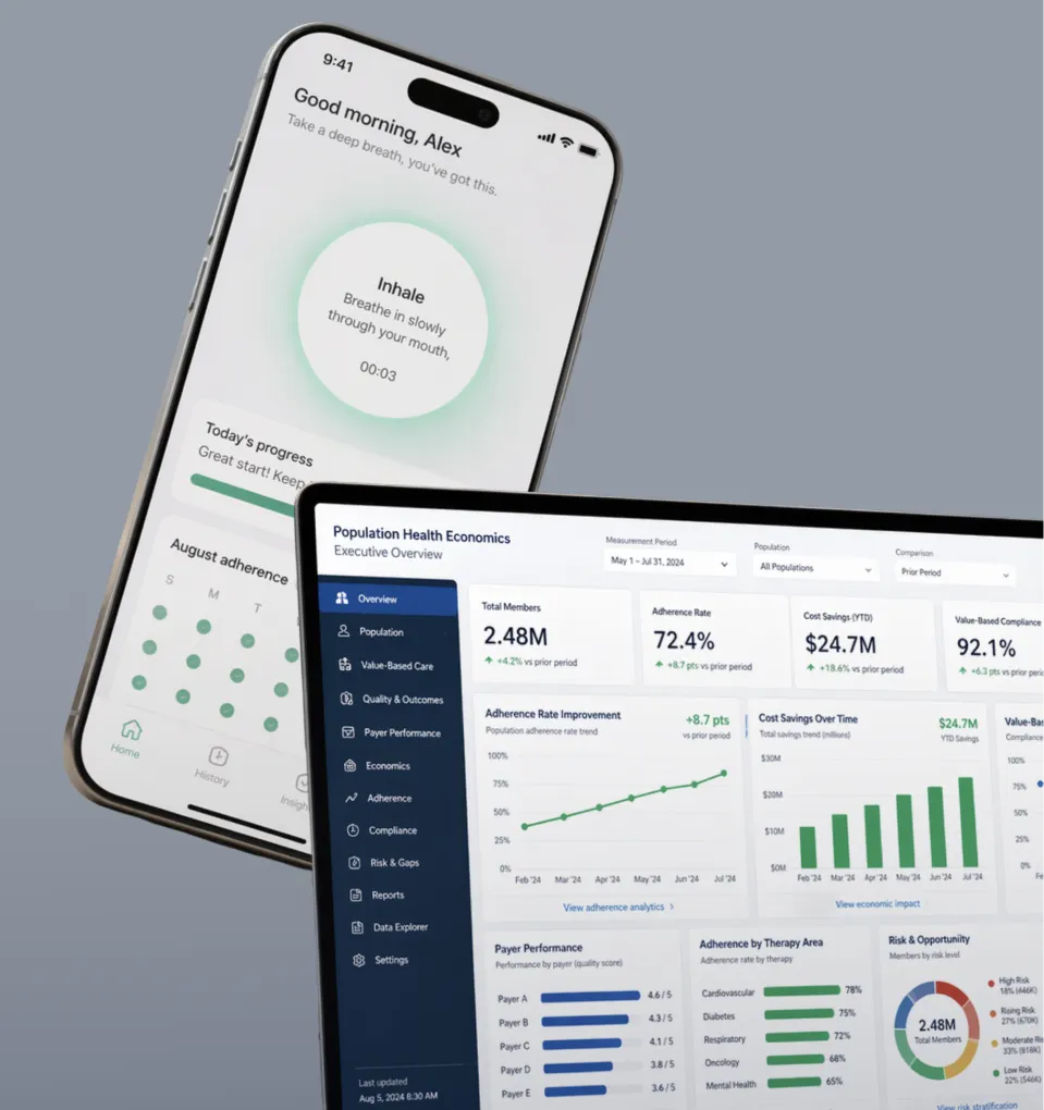 Mobile app, portals, and cloud platform
