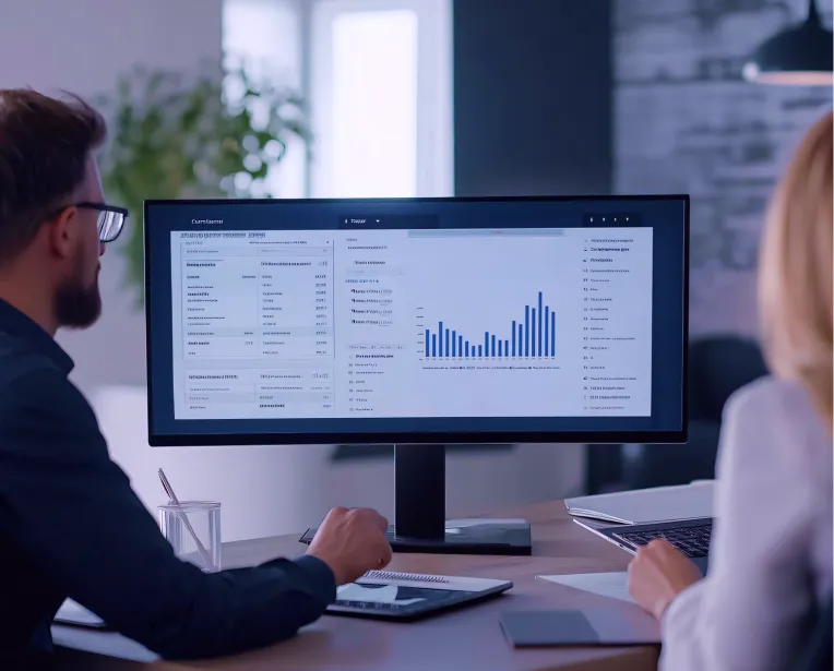Dashboard für Ziele und Planung