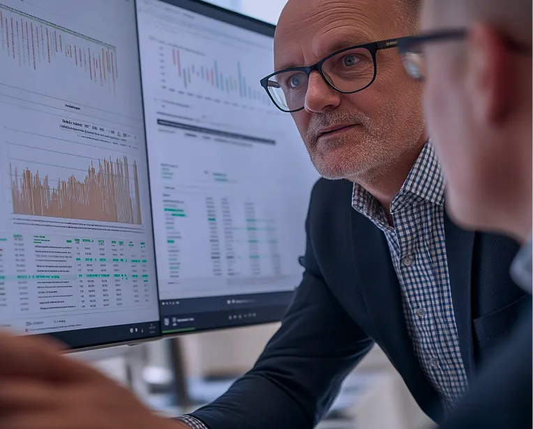 Dashboard zur Investitionsüberwachung