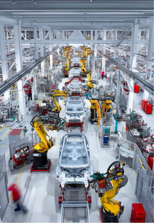 Verarbeitende Industrie und Automobilindustrie