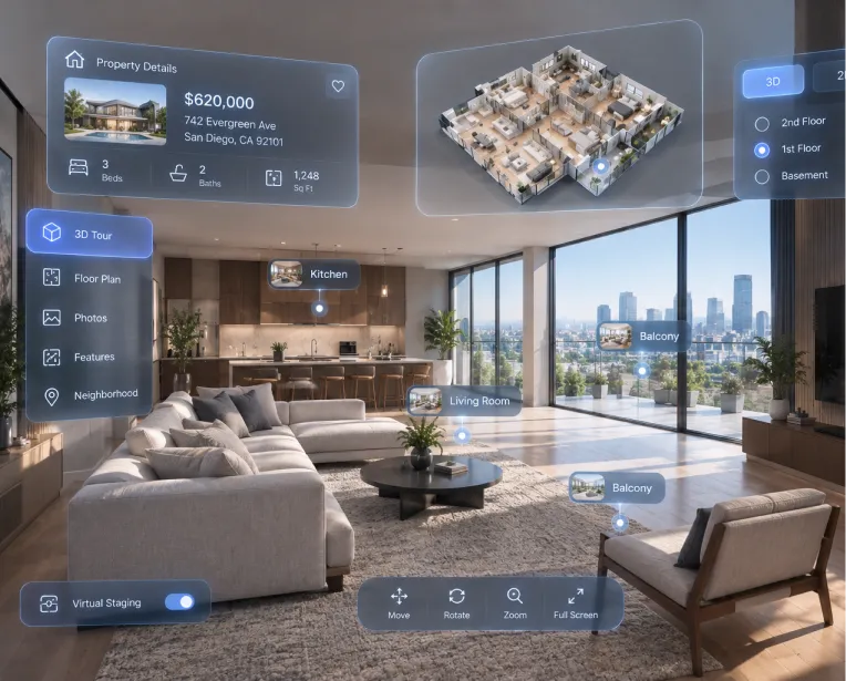 3D-Tour-Interface